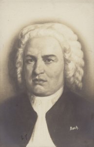 Johann Sebastian Bach, compositor, organista, clavecinista, violista y violinista alemán del período barroco (1685-1750)