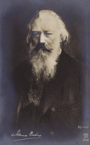 Johannes Brahms, compositor y pianista alemán (1833-1897) de German School