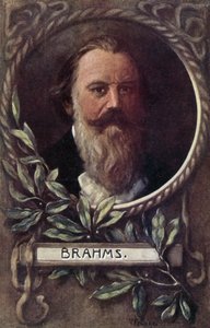 Johannes Brahms, compositor y pianista alemán