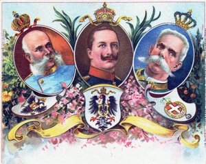Kaiser Wilhelm II y sus aliados, 1899 de German School