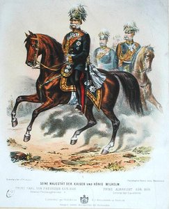 Kaiser Wilhelm I (1797-1888) a caballo