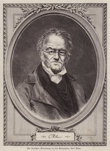 Karl Ritter, geógrafo alemán y profesor en la Universidad de Berlín
