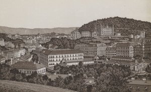 Karlsbad desde el lado norte de German School