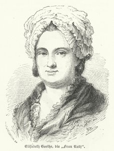Katharina Elisabeth Goethe, madre del autor alemán Johann Wolfgang Goethe de German School