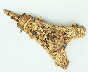 Bolsa de pólvora del rey Enrique VIII de German School
