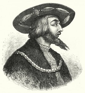 Rey Luis II de Hungría (grabado) de German School