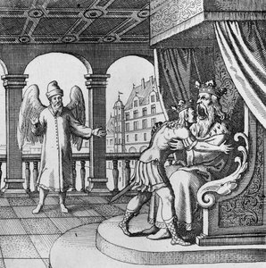 Rey jubiloso por el regreso del príncipe del Musaeum Hermeticum de German School