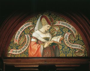 Dama leyendo 