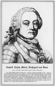 Leopoldo José María, Conde del Sacro Imperio Romano Germánico de Daun (grabado)