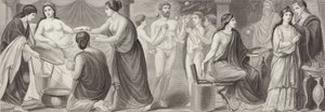 Vida en la Antigua Roma. Ilustración para Bilder-Atlas de German School