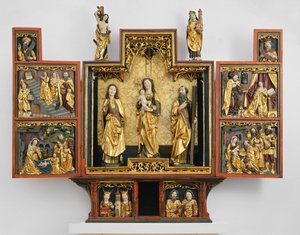 Vida de la Virgen María (madera, dorada y policromada) de German School