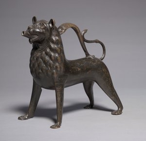 Aquamanile de león, 1200-50 de German School