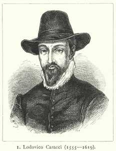 Lodovico Carracci, artista del Barroco italiano (grabado)