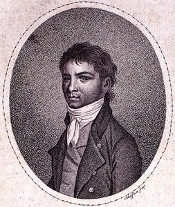 Louis van Beethoven (1712-73) grabado por Scheffner