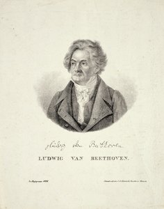 Ludwig van Beethoven (1770-1827) (grabado)