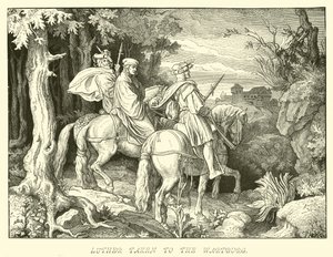 Lutero llevado al Wartburg