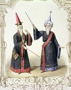 Magos en el Carnaval de Berlín, 1836 de German School