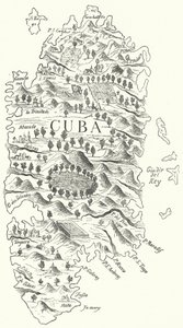 Mapa de Cuba, c.1500