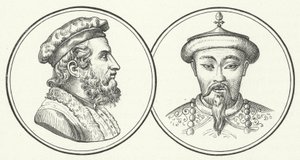 Marco Polo y Kublai Khan de German School