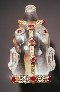 Cabeza de marta (cristal de roca) de German School