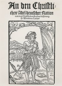 Manifiesto de Martín Lutero a la nobleza cristiana de la nación alemana, Estrasburgo, 1520