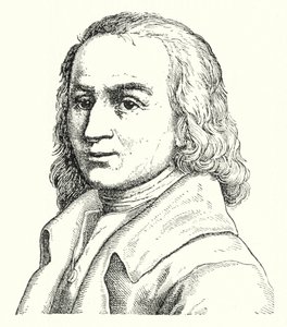 Matthias Claudius, poeta y periodista alemán (grabado) de German School