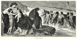 Despedida de Medea: escena de la tragedia griega antigua Medea de Eurípides, basada en la leyenda de Medea y Jason de German School