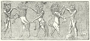 Encuentro de Enkidu y Gilgamesh