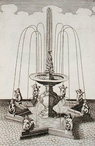 Fuente de sirena, de 