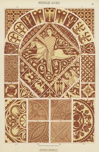 Edad Media, Mosaico de Piedra de German School