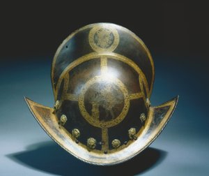 Morrión de la Guardia Estatal del Elector Christian I de Sajonia, Núremberg, c.1580-91 de German School