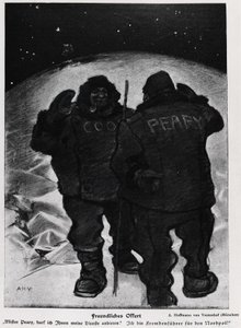 El Sr. Cook y el Sr. Robert Edwin Peary en la conquista del polo - Jugend de German School