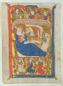 Escena de la Natividad de German School