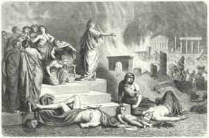 Nerón durante el Gran Incendio de Roma, 64