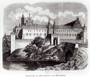 Fachada norte del Castillo de Marienburg de German School