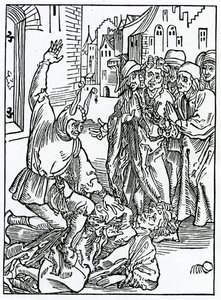 De la ruptura y el daño de la amistad, ilustración de la traducción al inglés de Alexander Barclay de 
