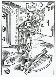 De los tontos impacientes que no soportan la corrección, ilustración de la traducción al inglés de Alexander Barclay de 