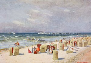 En la playa de Norderney de German School