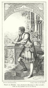 Oswald von Wolkenstein, poeta, compositor y diplomático alemán de German School