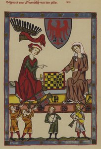 Otto IV, margrave de Brandeburgo y su esposa, Hedwig de Holstein de German School