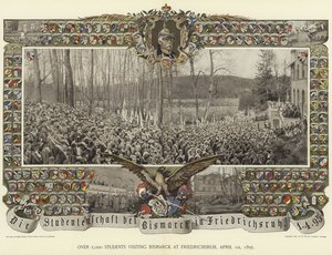 Más de 5,000 estudiantes visitando a Bismarck en Friedrichsruh de German School
