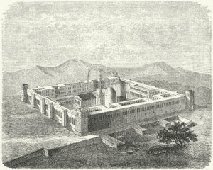 Palacio de Diocleciano en Salona, capital de la provincia romana de Dalmacia de German School