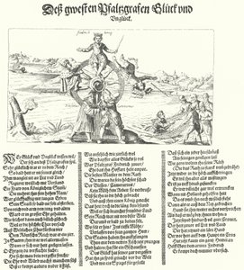 Folleto burlándose del Rey de Invierno, Federico I de Bohemia, 1621