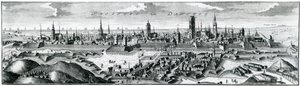 Vista panorámica de Danzig (Gdansk) de German School