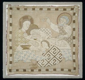 Parte de un antipendio que representa la Última Cena, 1300-10 de German School
