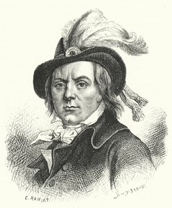 Paul Barras, político francés de la Revolución (grabado) de German School