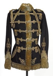 Pelisse, 3º Húsares de Zieten, SAR El Duque de Connaught, antes de 1914 de German School
