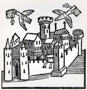 Correo de palomas, 1488 de German School