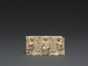 Placa de un altar portátil: Cristo y los apóstoles, Valle del Bajo Rin de German School