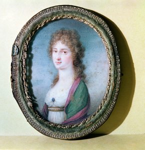 Retrato en miniatura de la condesa Marie Erdody (1779-1837) de German School